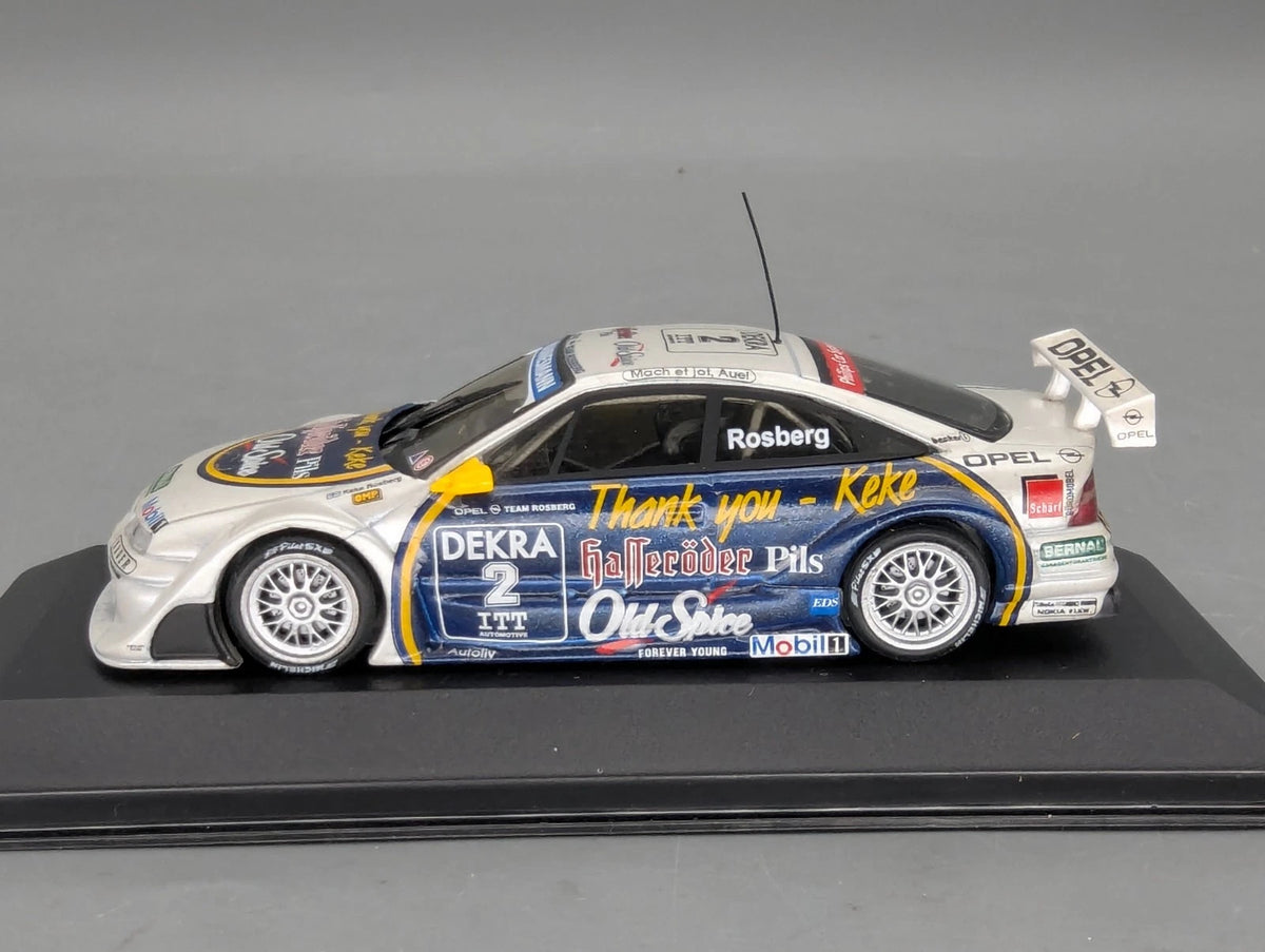 Modellautos 1:43 Minichamps Opel Calibra V6 DTM 1996 Bye Bye Keke #2 Rosberg OVP