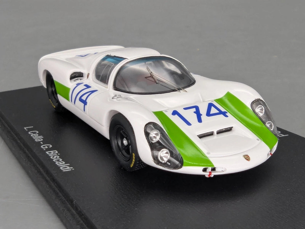 Modellautos 1:43 Spark S9237 Porsche 910 2nd Targa Florio 1967 #174 mit OVP