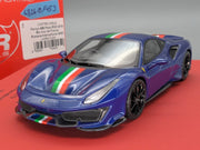 Modellautos 1:43 BBR Ferrari 488 Pista RHD Blu TdF 2019 Romans 2020 Ltd 1/5 OVP