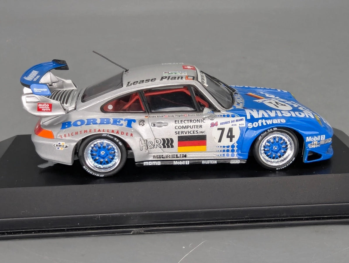 Modellautos 1:43 Minichamps Porsche 911 GT2 24h Le Mans 1997 #74 neutrale OVP