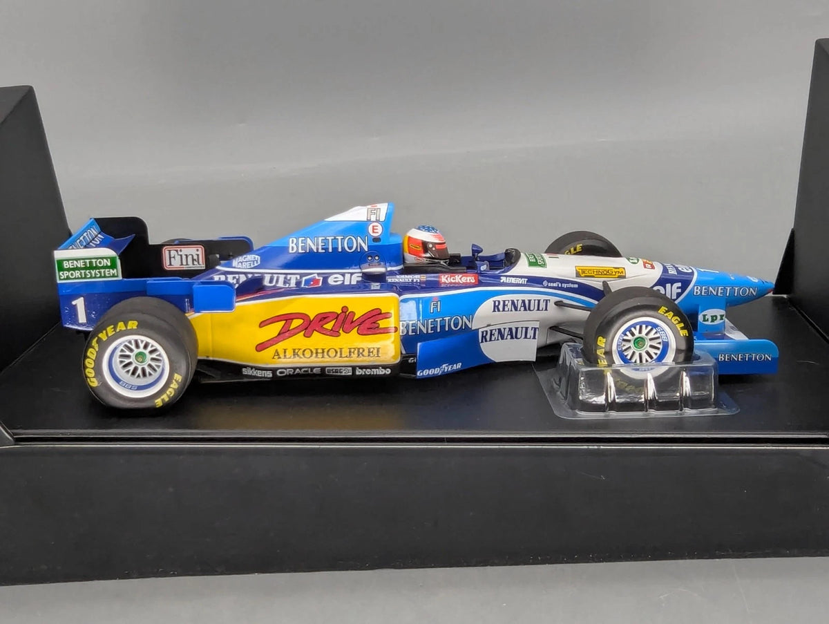 Modellautos 1:18 Minichamps Benetton Renault B195 WINNER #1 M. Schumacher OVP