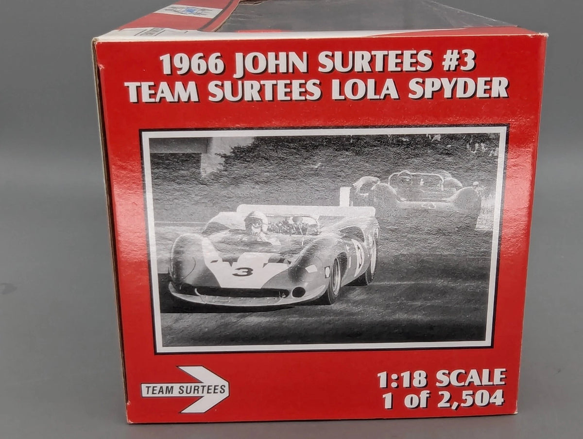 Modellautos 1:18 GMP Lola Spyder 1966 Team Surtees #3 John Surtees mit OPV