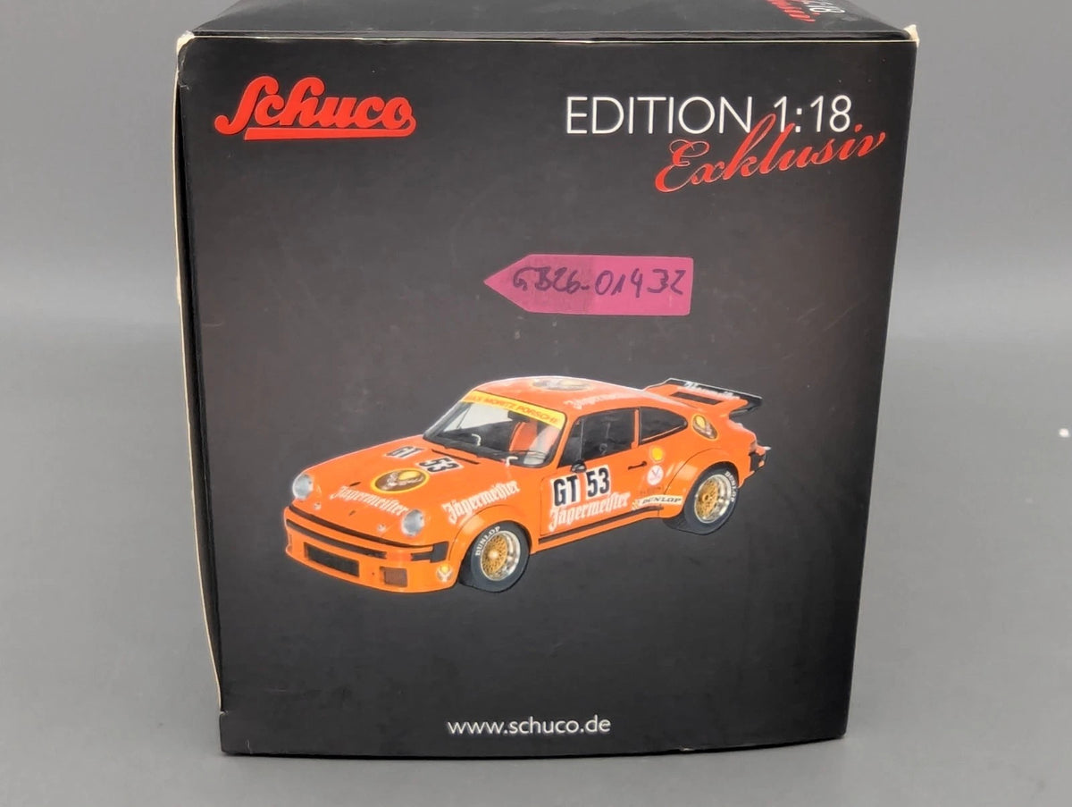 Modellautos 1:18 Schuco Porsche 934 RSR Jägermeister #GT53 mit OVP