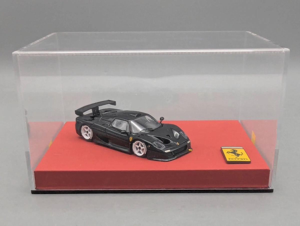 Modellautos 1:43 BBR Ferrari F50 Gloss Black Ltd 15/20 Medium Base Vitrine OVP