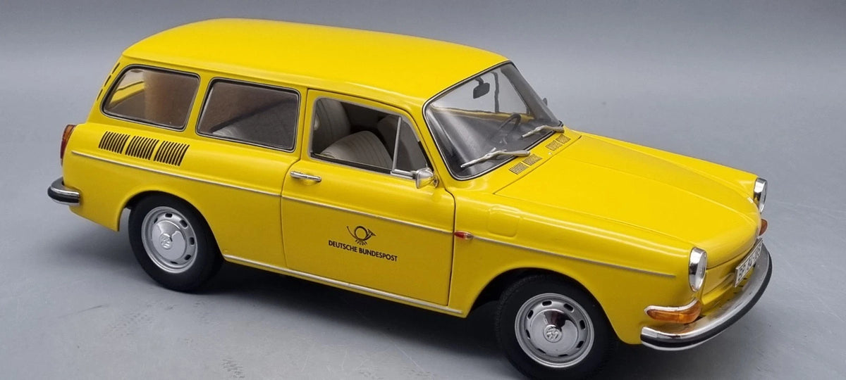 Modellautos 1:18 Minichamps VW 1600 L Variant Deutsche Bundespost OVP