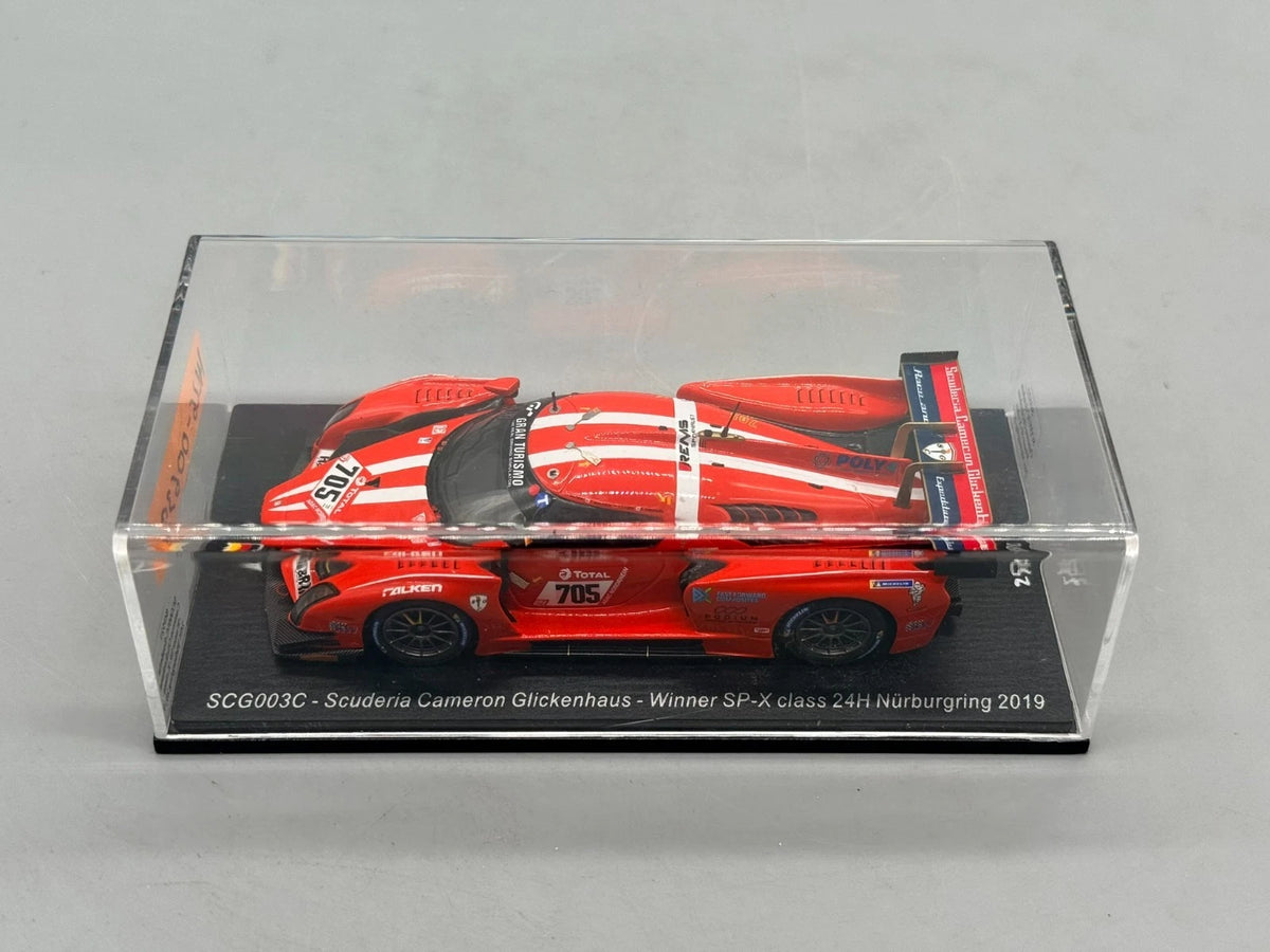 Modellautos 1:43 Spark SCG003C - Scuderia Cameron Glickenhaus #705 mit OVP