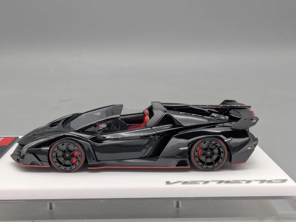 Eidolon Make Up 1:43 Lamborghini Veneno Roadster 2015 Black Red Ltd 54/80 OVP