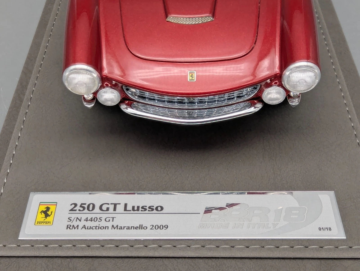 Modellautos 1:18 BBR Ferrari 250 GT Lusso S/N 4405 GT Auction 2009 Ltd 01/18 OVP