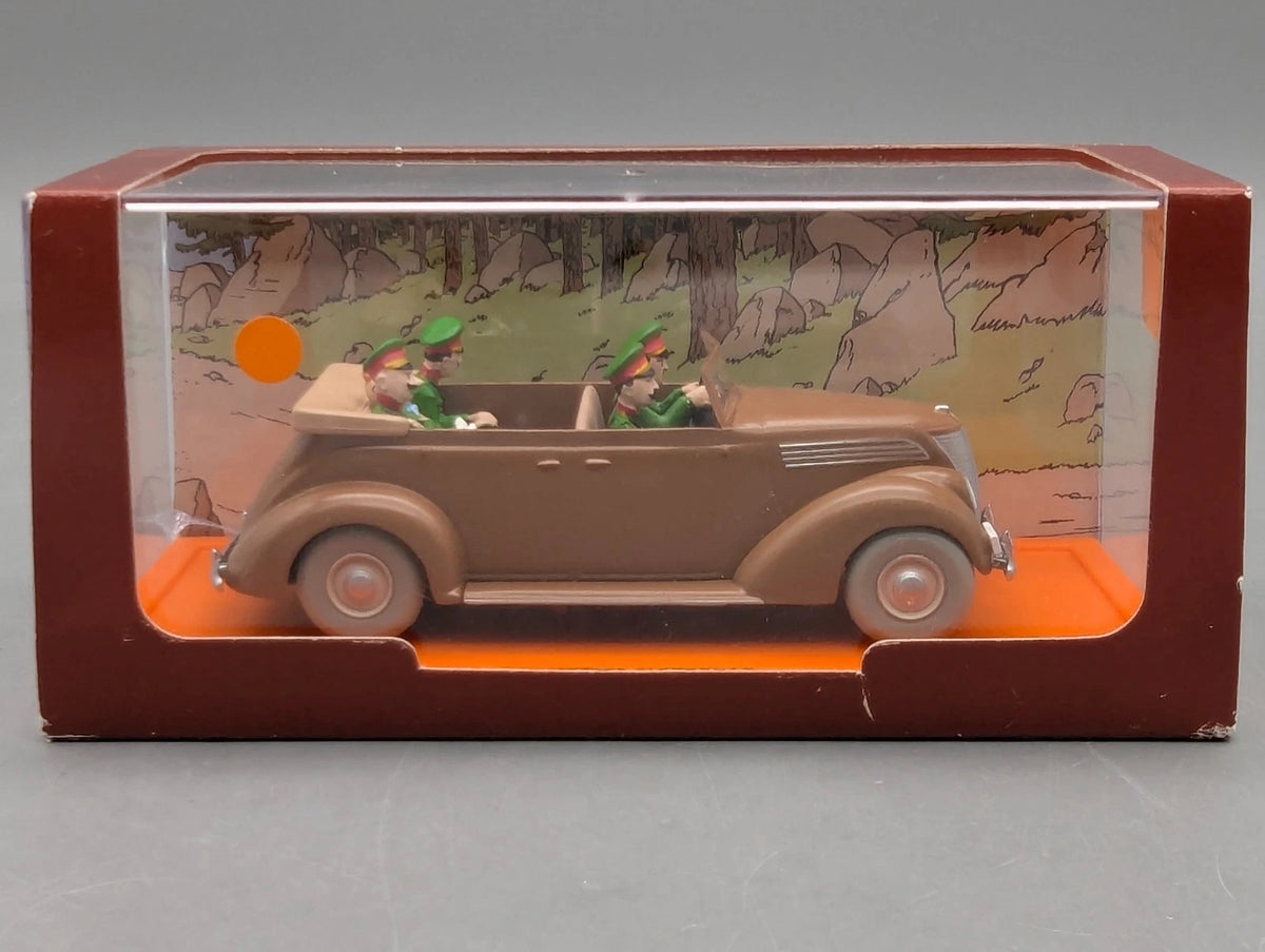 Modellautos 1:43 Atlas Tintin - Le Sceptre D'Ottokar mit Zertifikat Vitrine OVP