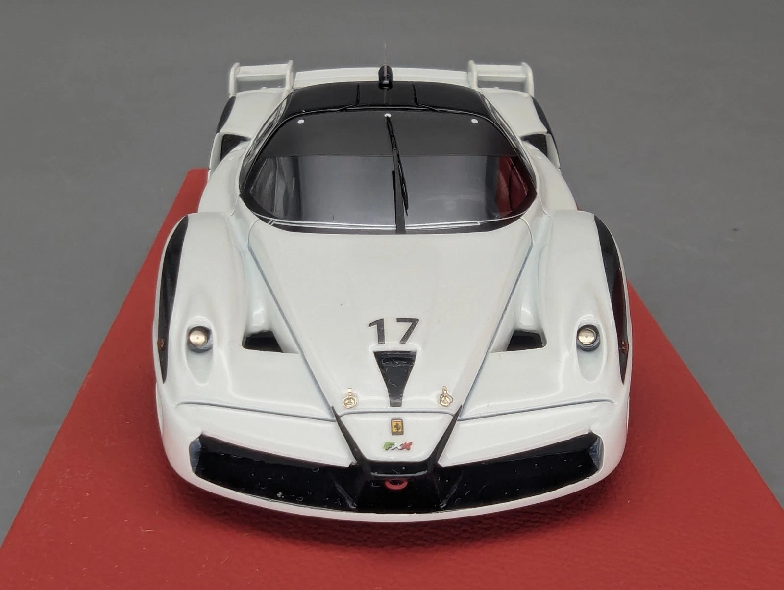 Modellautos 1:43 BBR CALSITO Ferrari FXX Evoluzione #17 Weiß 25/25 OVP