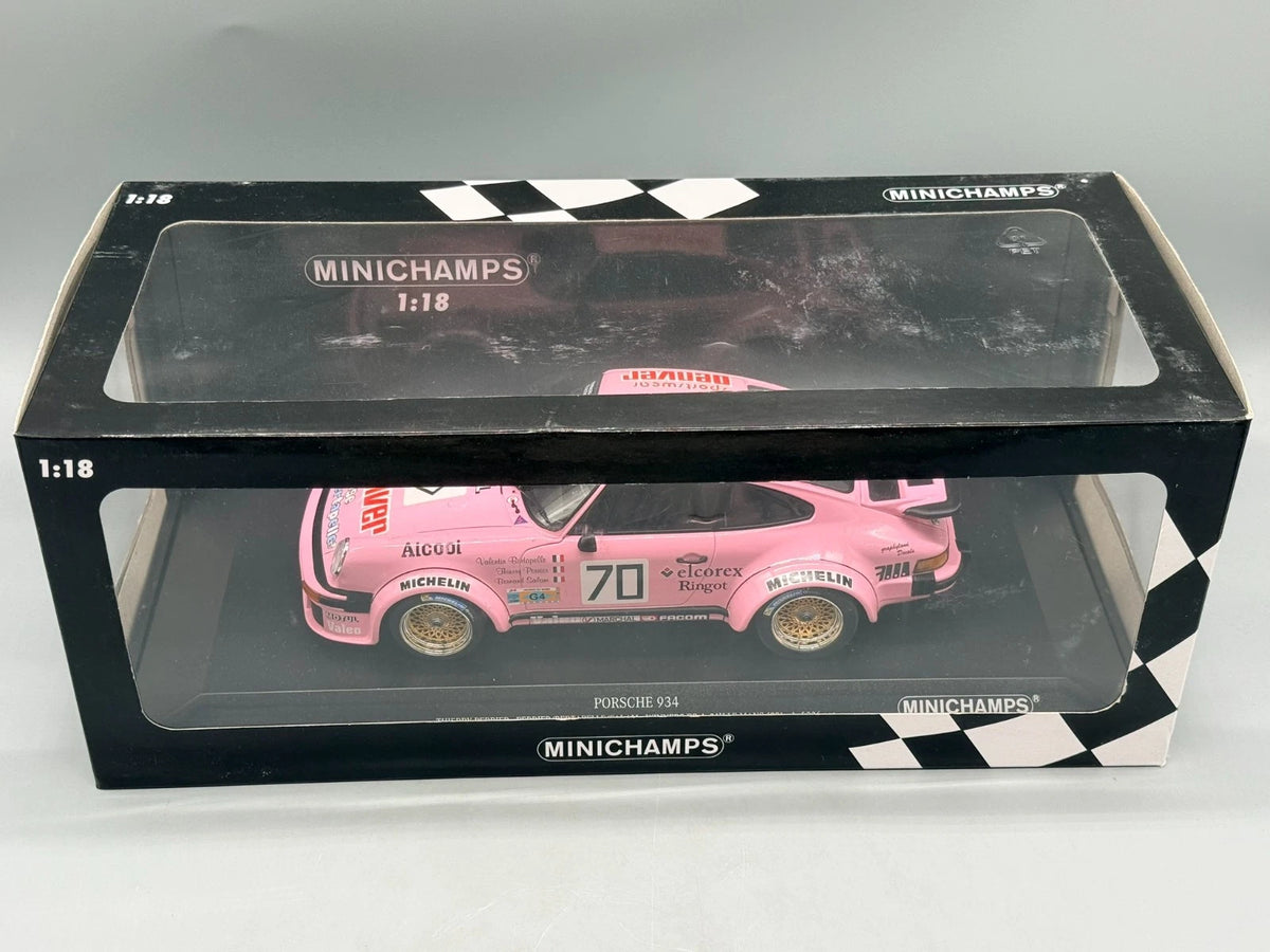 Modellautos 1:18 Minichamps Porsche 934 Winner 24h Le Mans 1981 #70 mit OVP