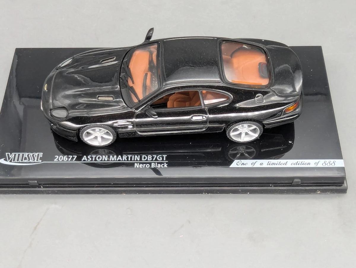 Modellautos 1:43 Vitesse Aston Martin DB7GT Nero BlackOVP