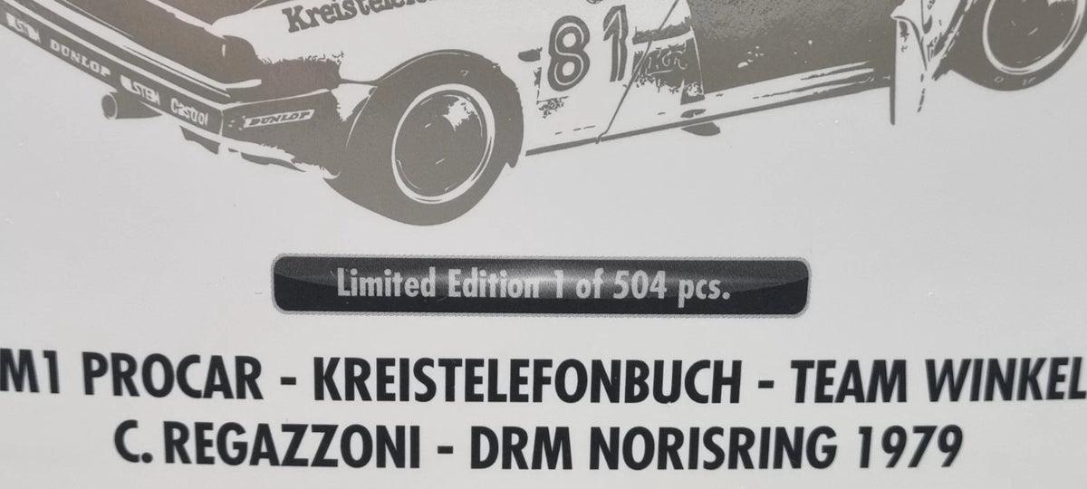 Modellautos 1:18 Minichamps 180 792991 BMW M1 Procar DRM Norisring 1979 OVP