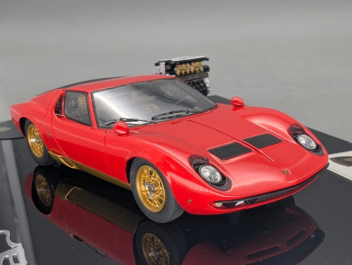 Eidolon Make Up 1:43 Lamborghini Miura P400 1967 Red Engine Set mit OVP