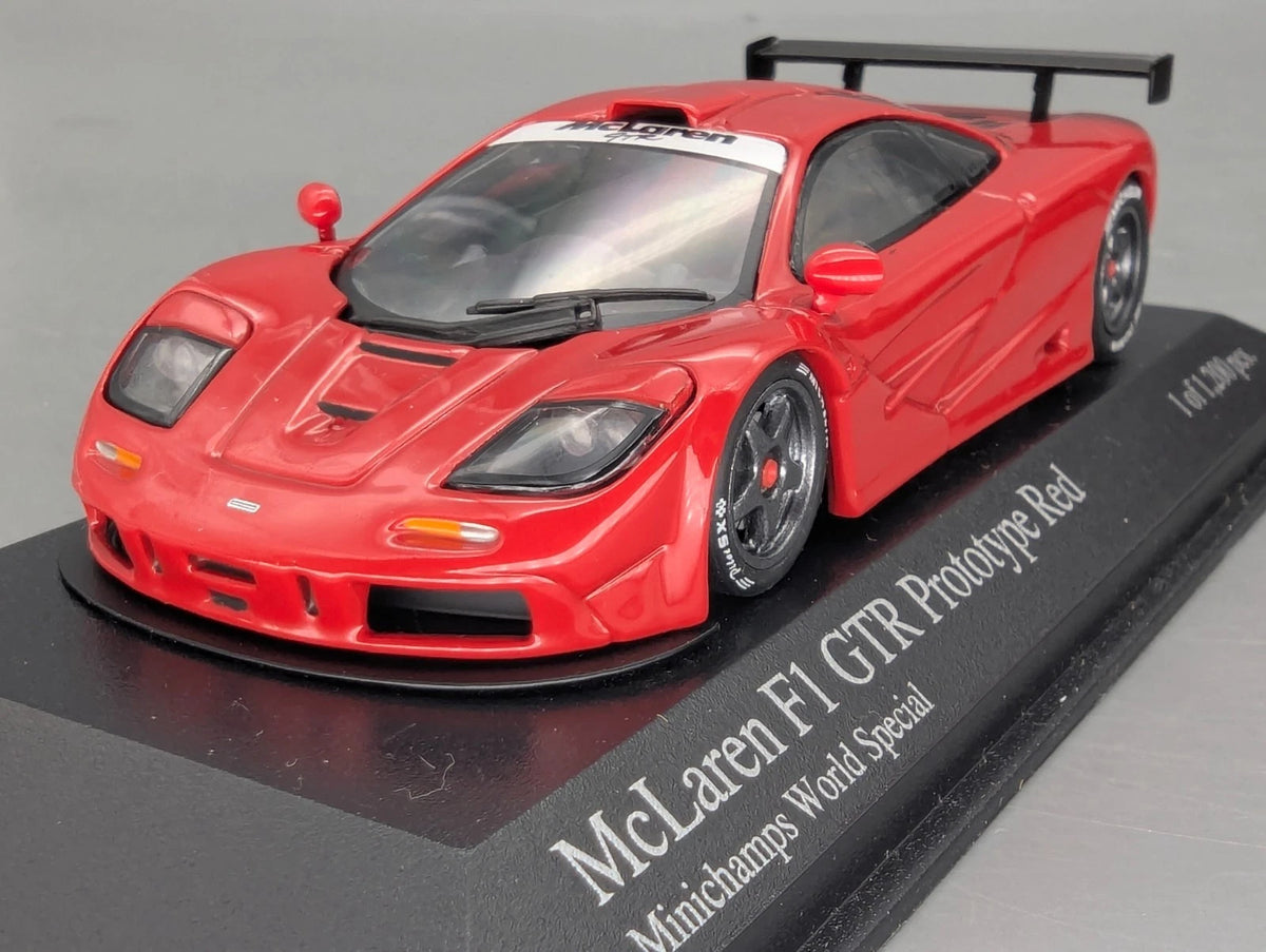 Modellautos 1:43 Minichamps World Special McLaren F1 GTR Prototype Red mit OVP