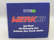 Modellautos 1:18 Werk83 Opel Manta 24h Nürburgring 2018 #120 Strycek u. A. OVP
