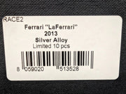 Modellautos 1:18 BBR Ferrari LaFerrari 2013 Silver Alloy Lt 03/10 OVP