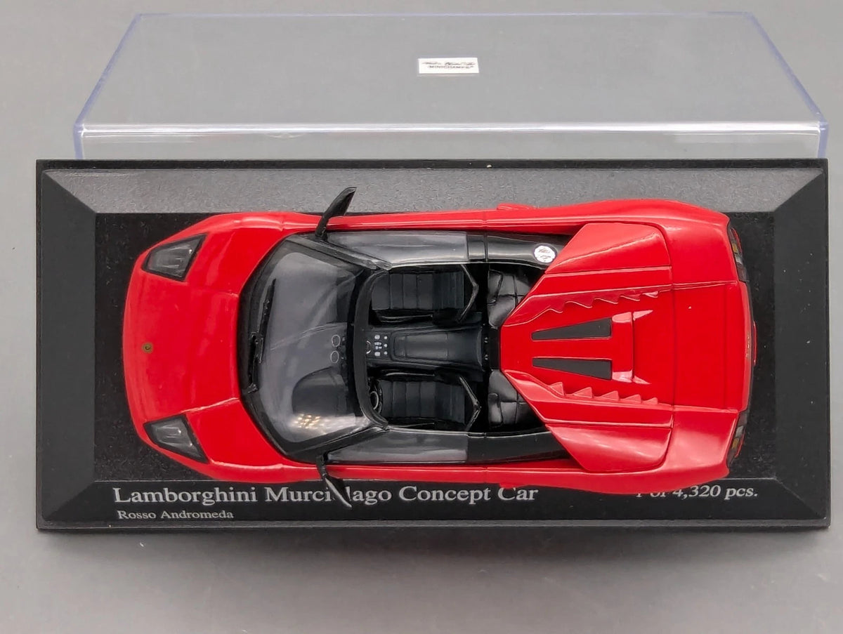 Modellautos 1:43 Minichamps Lamborghini Murcielago Concept Car 2004 Rosso OVP