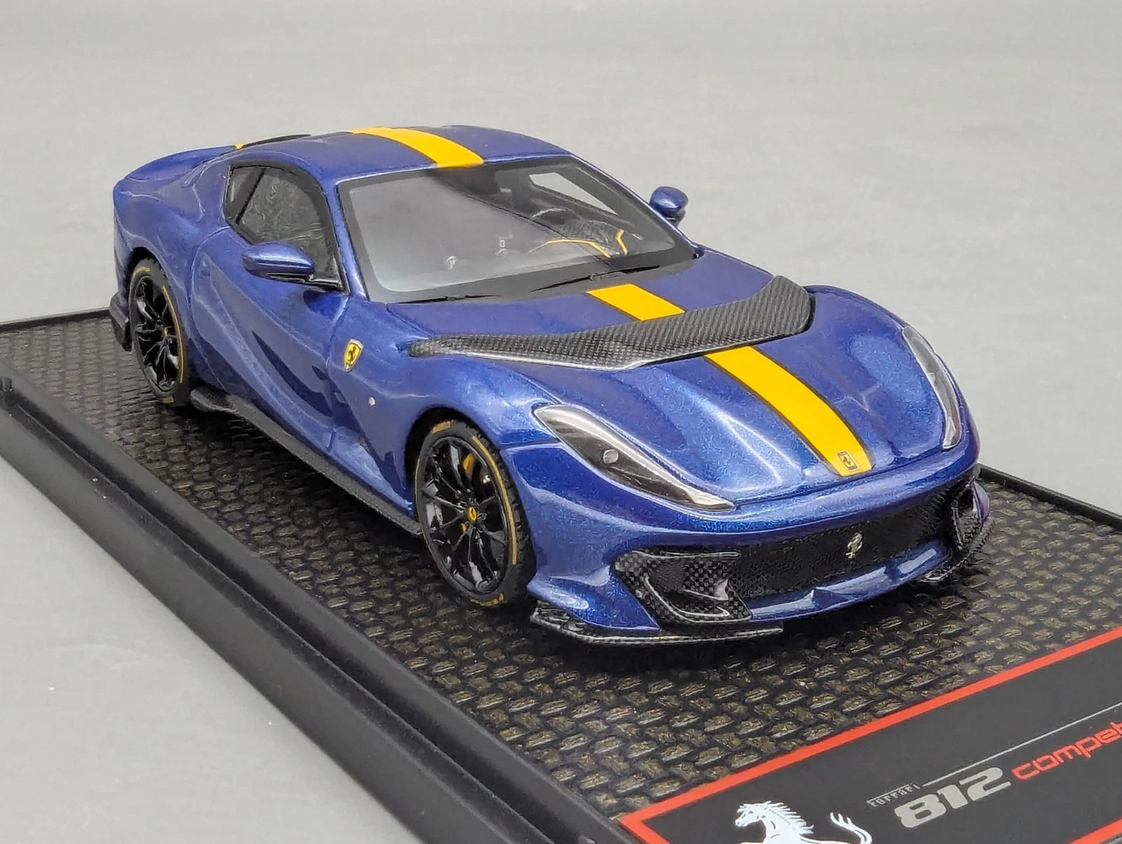 Modellautos 1:43 BBR Concept43 Ferrari 812 Competizione Blue TdF 10/48 mit OVP