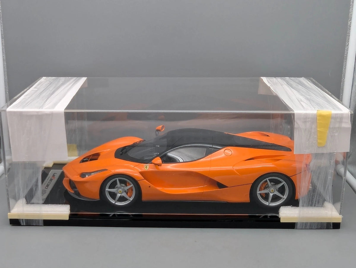 Modellautos 1:12 BBR Ferrari LaFerrari Honda Orange Gloss Black Roof L 07/10 OVP