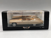 Modellautos 1:43 Neo Scale Models Cadillac Coupe De Ville mit OVP beschädigt