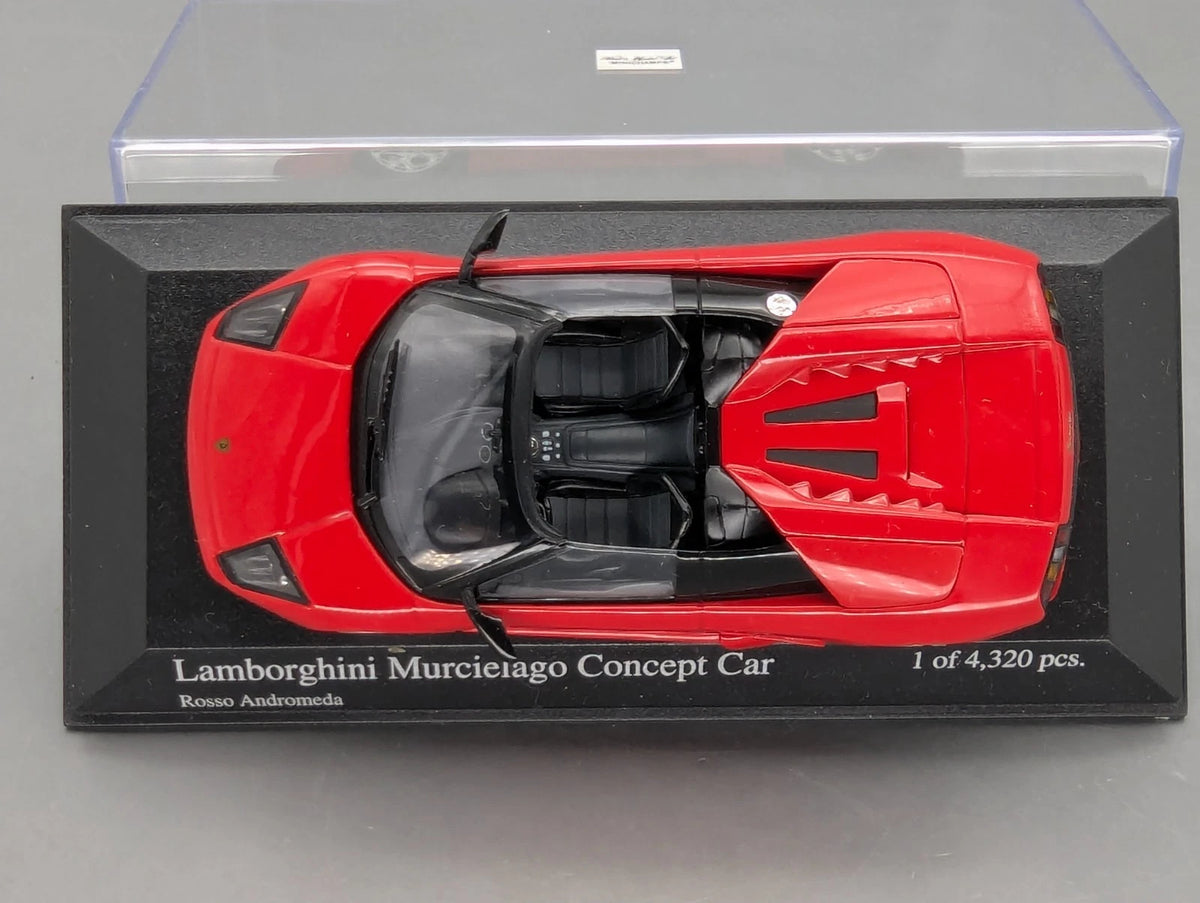 Modellautos 1:43 Minichamps Lamborghini Murcielago Concept Car 2004 Rosso OVP