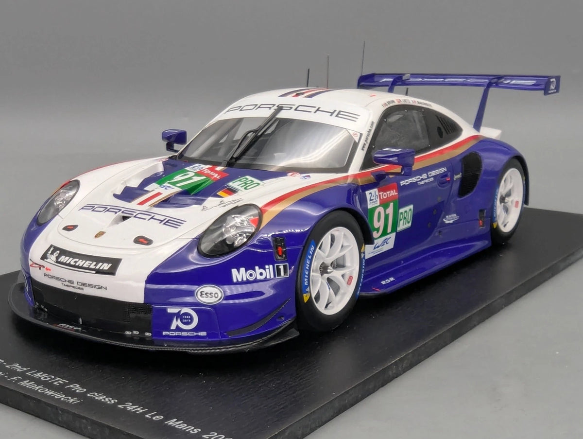 Modellautos 1:18 Spark 18S392 Porsche 911 RSR 24h Le Mans 2018 #91 Lietz uA OVP