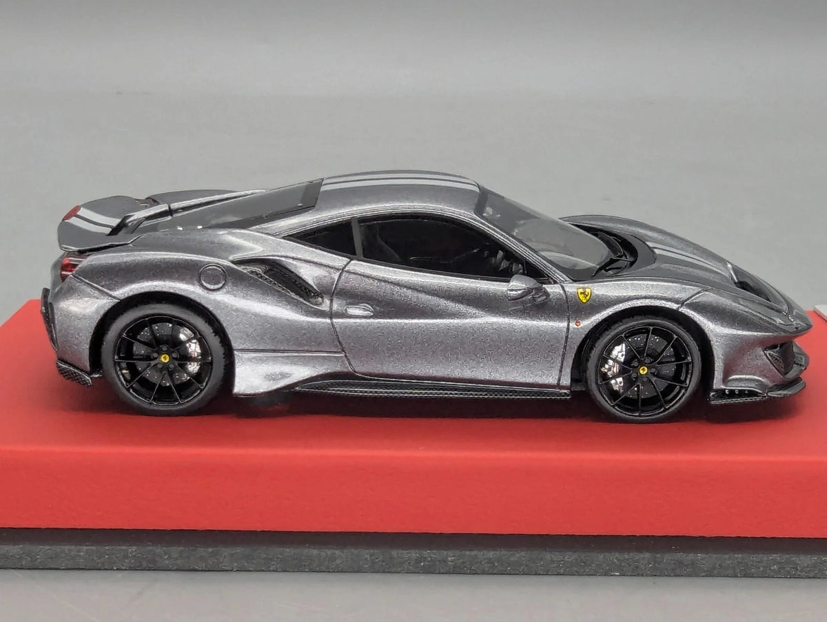 Modellautos 1:43 BBR Concept43 Ferrari 488 Pista RHD 2019 Grigio Ltd 01/20 OVP