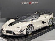 Modellautos 1:12 BBR Ferrari FXX-K EVO Met Italian White Ltd 01/01 Vitrine OVP