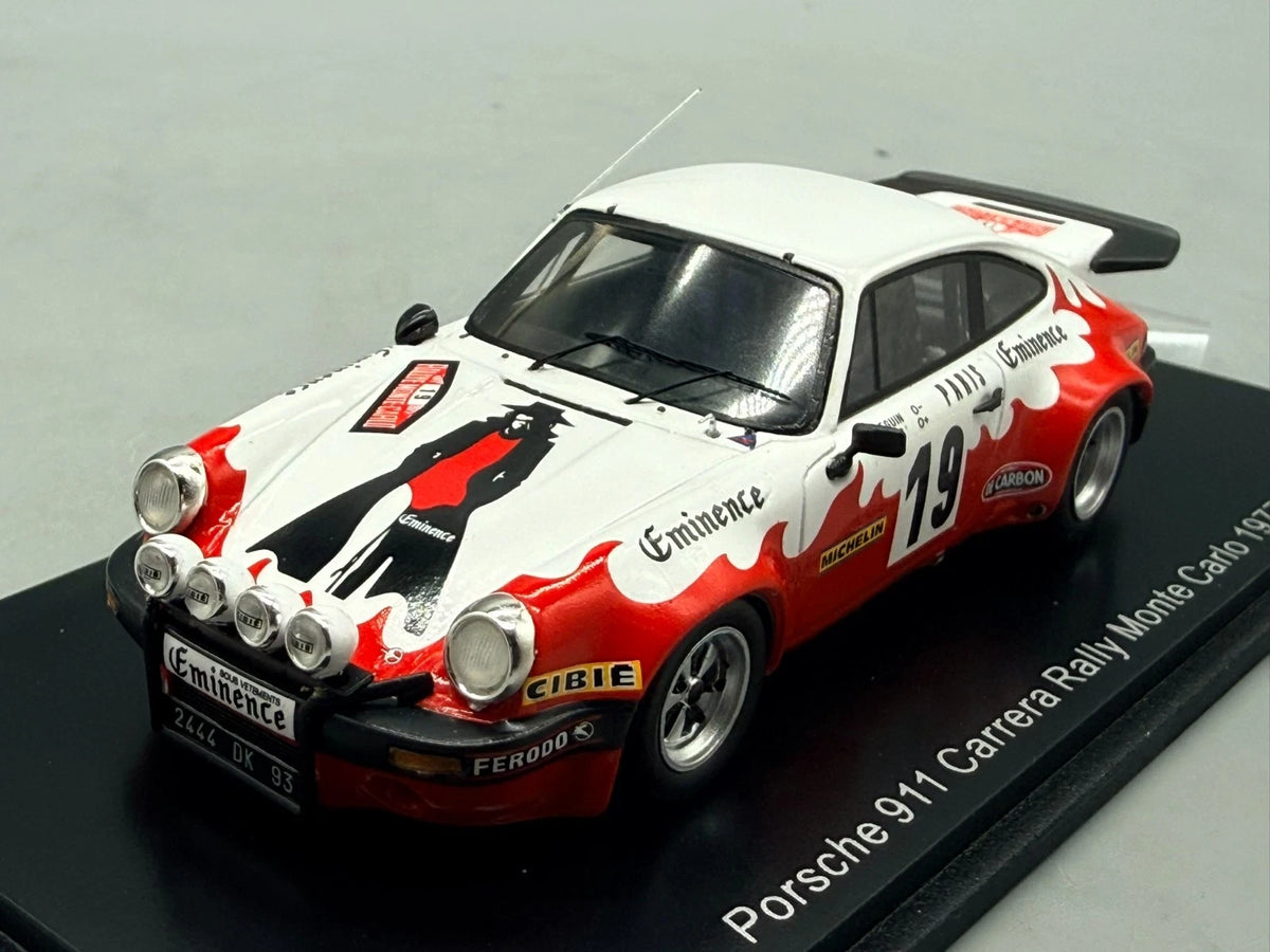 Modellautos 1:43 Spark Porsche 911 Carrera Rally Monte Carlo 1977 + OVP