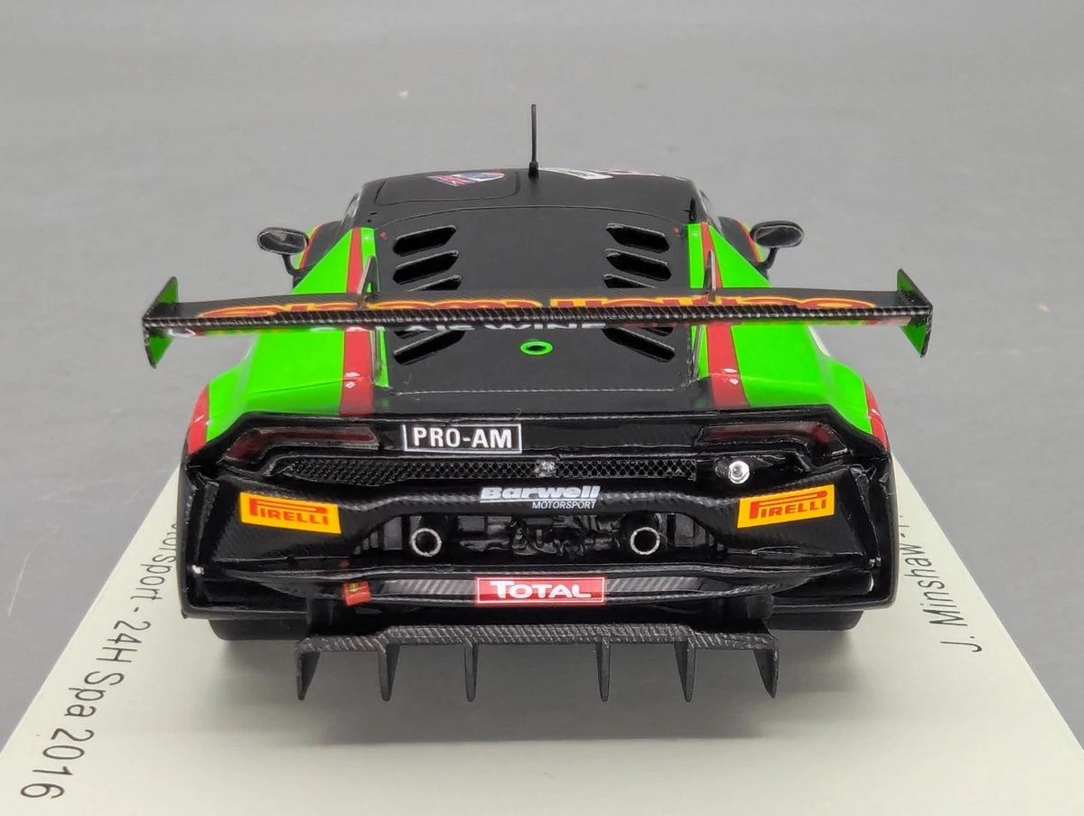 Modellautos 1:43 Spark SB294 Lamborghini Huracan GT3 24h Spa 2016 #666 OVP