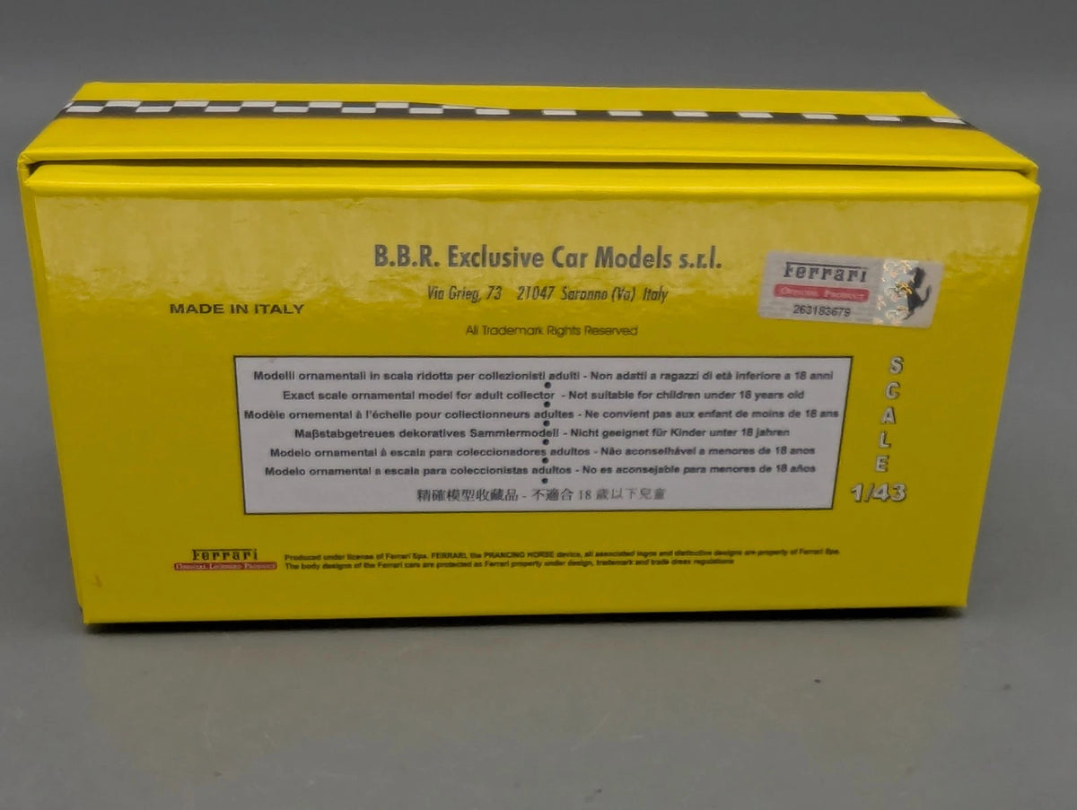 Modellautos 1:43 BBR Ferrari 275 GTB/4 Modena Track Days 2009 Ltd 01/20 OVP