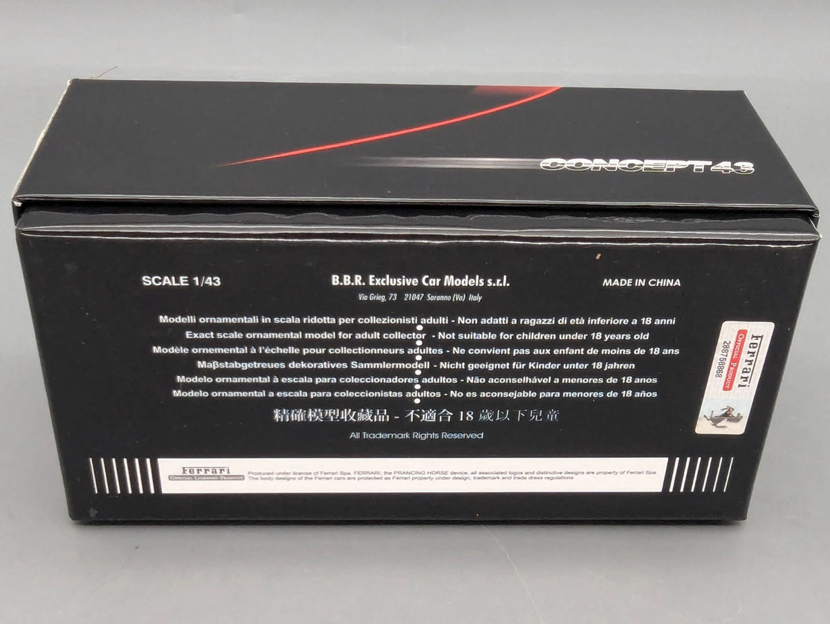 Modellautos 1:43 BBR Concept43 Ferrari Enzo Matt F1 2007B Red Ltd 08/20 mit OVP