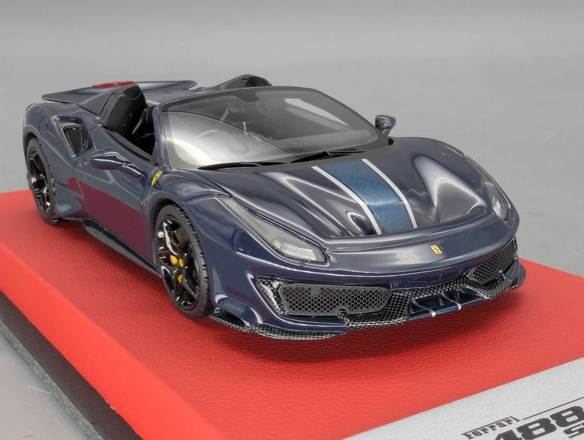 Modellautos 1:43 BBR Concept43 Ferrari 488 Pista Spider RHD Blu P. Ltd 01/20 OVP