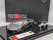 Eidolon Make Up 1:43 Lamborghini Aventador LP700-4 2011 Engine Set Matt Blck OVP