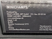 Modellautos 1:43 Minichamps Bentley Continental GTC Breeze Silber Met. mit OVP