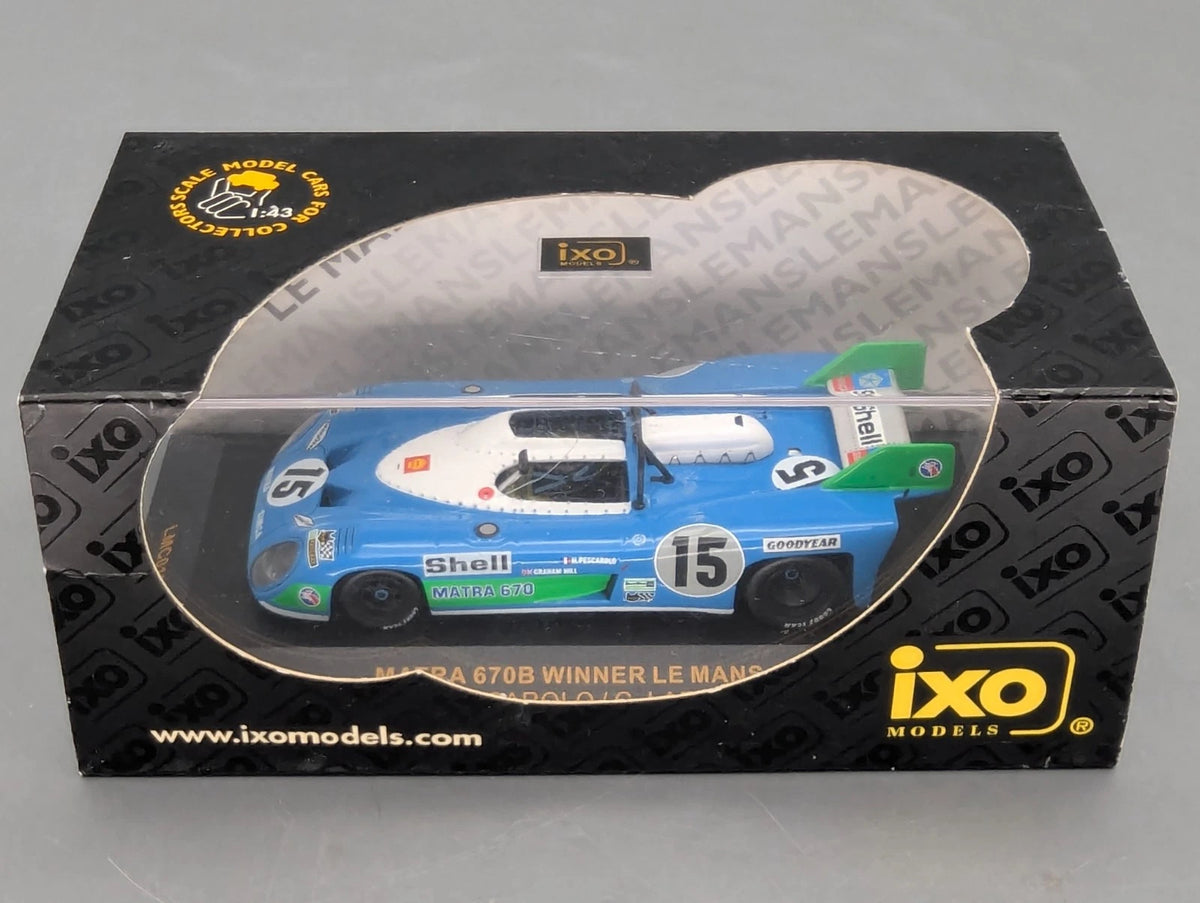 Modellautos 1:43 IXO Matra 670 WINNER  24h Le Mans 1972 #15 Hill Pescarolo