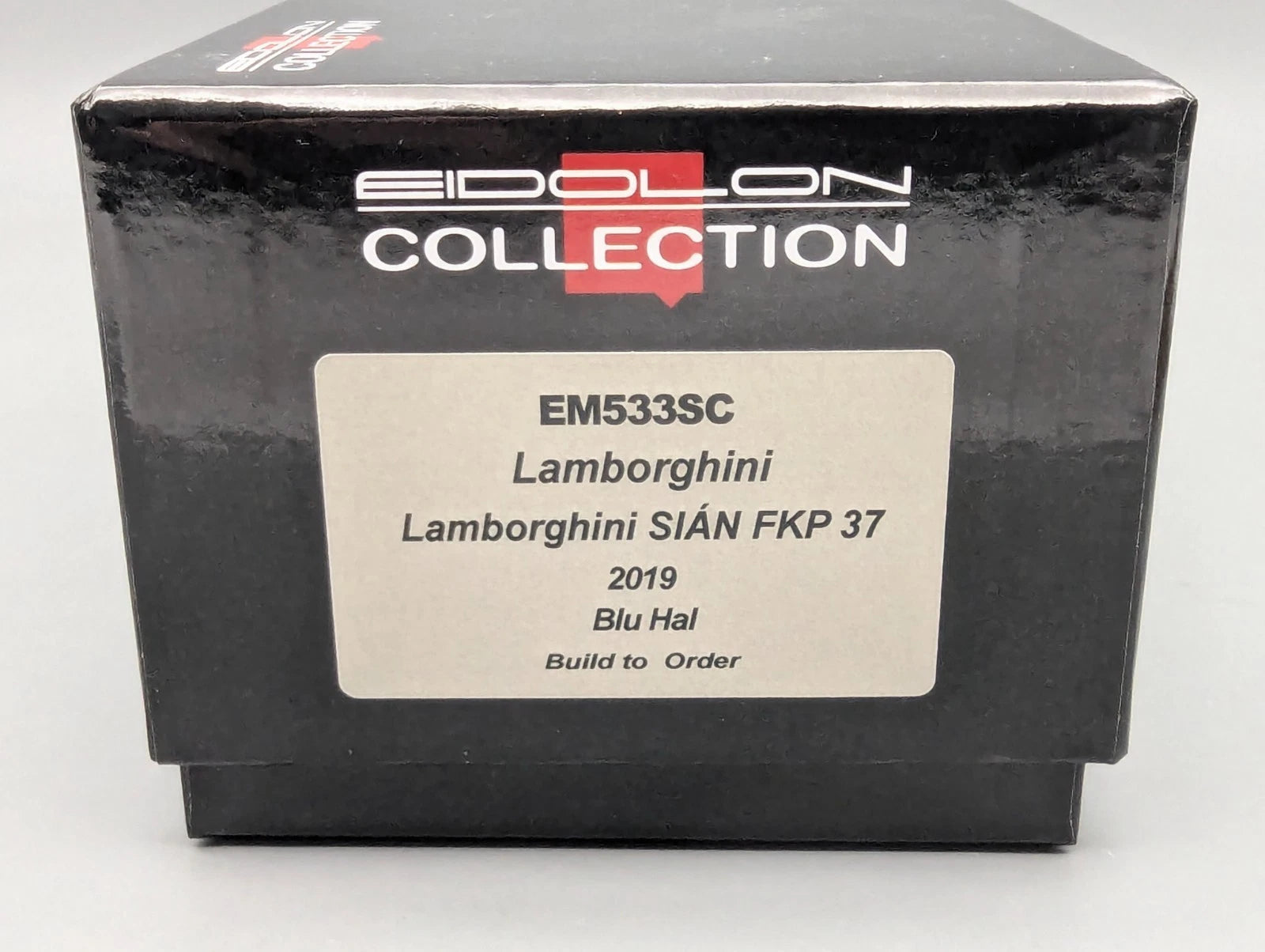 Eidolon Make Up 1:43 Lamborghini Sian FKP 37 2019 Blu Hal "Build to Order" OVP