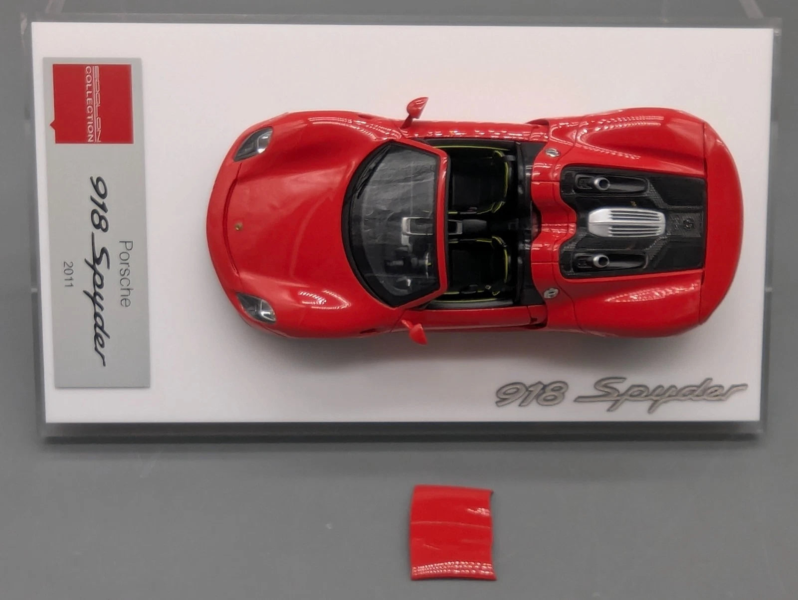 Eidolon Make Up 1:43 Porsche 918 Spyder 2011 Guards Red Rot mit OVP