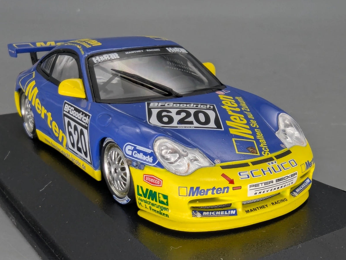 Modellautos 1:43 Minichamps Porsche 911 GT3 Cup 2004 WINNER #620 Manthey OVP