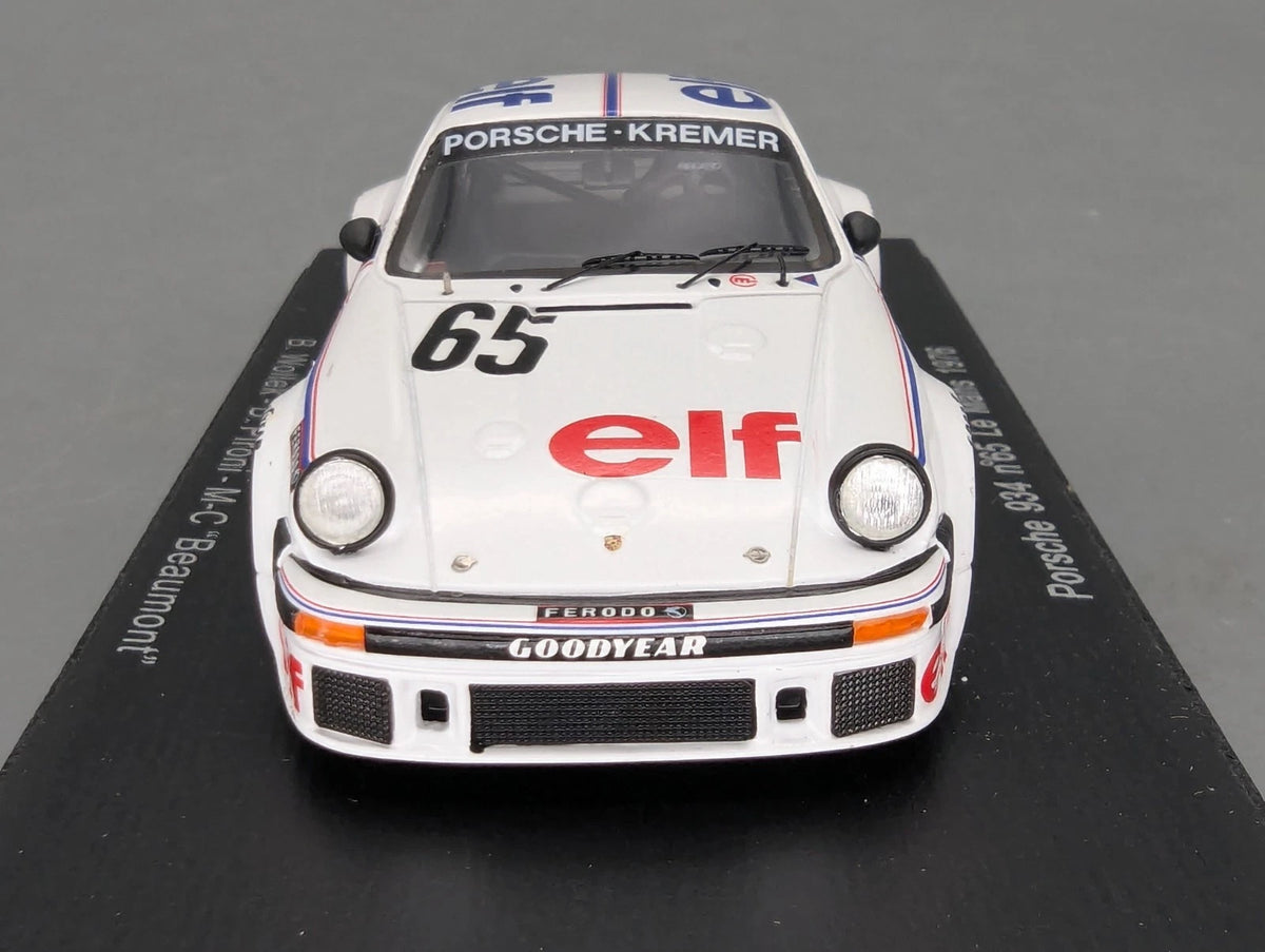 Modellautos 1:43 Spark S3402 Porsche 934 24h Le Mans 1976 #65 OVP