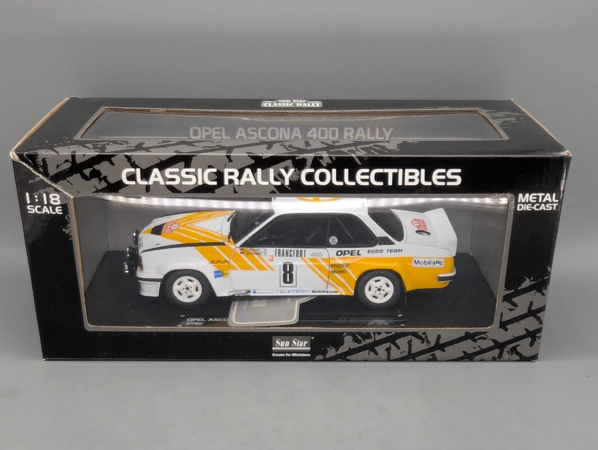 Modellautos 1:18 Sun Star Opel Ascona 400 Rallye Monte Carlo 1980 #8 mit OVP