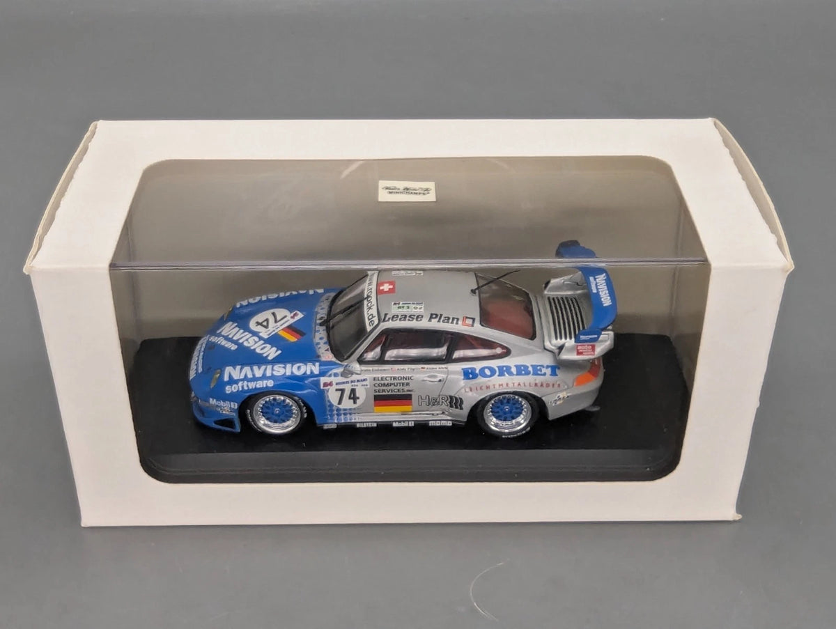 Modellautos 1:43 Minichamps Porsche 911 GT2 24h Le Mans 1997 #74 neutrale OVP