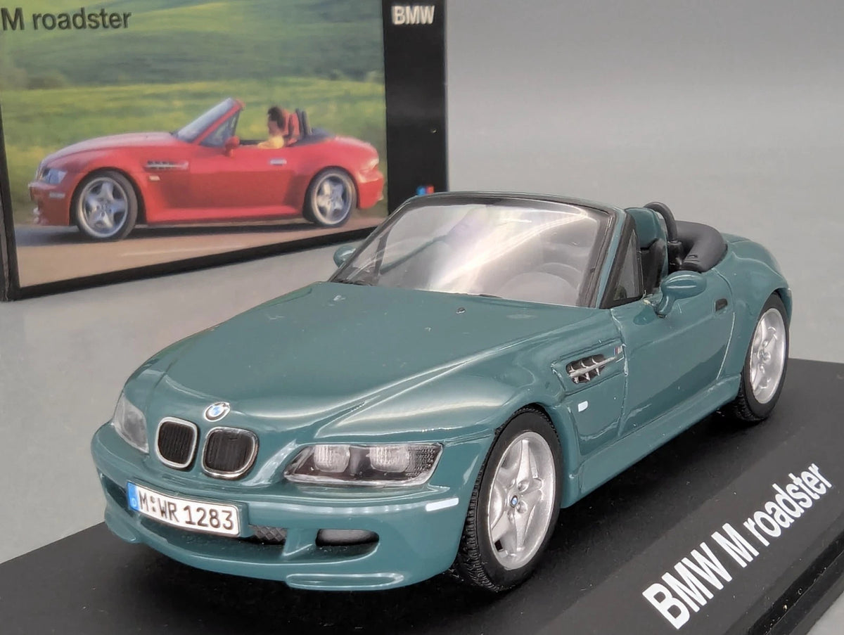 Modellautos 1:43 Minichamps BMW M Roadster Grün Dealer OVP