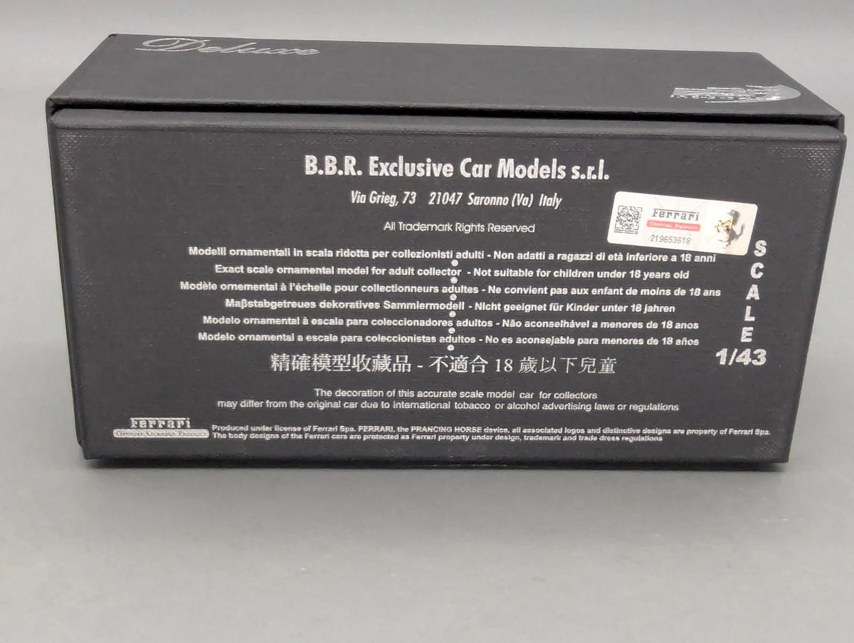 Modellautos 1:43 BBR Deluxe Ferrari FXX-K Rosso Scuderia Car #12 Ltd 01/05 OVP