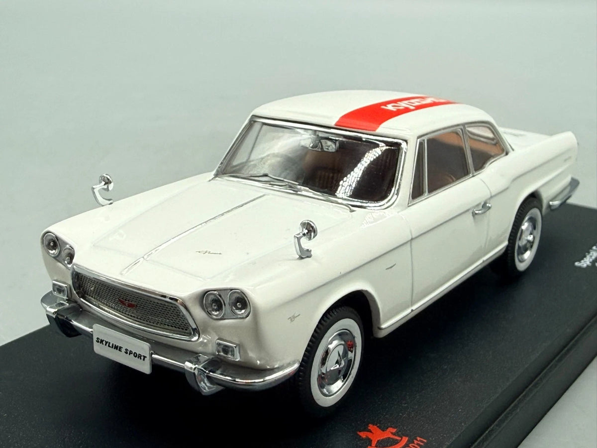 Modellautos 1:43 Kyosho Nissan Prince Skyline Sport Coupe Spielwarenmesse + OVP