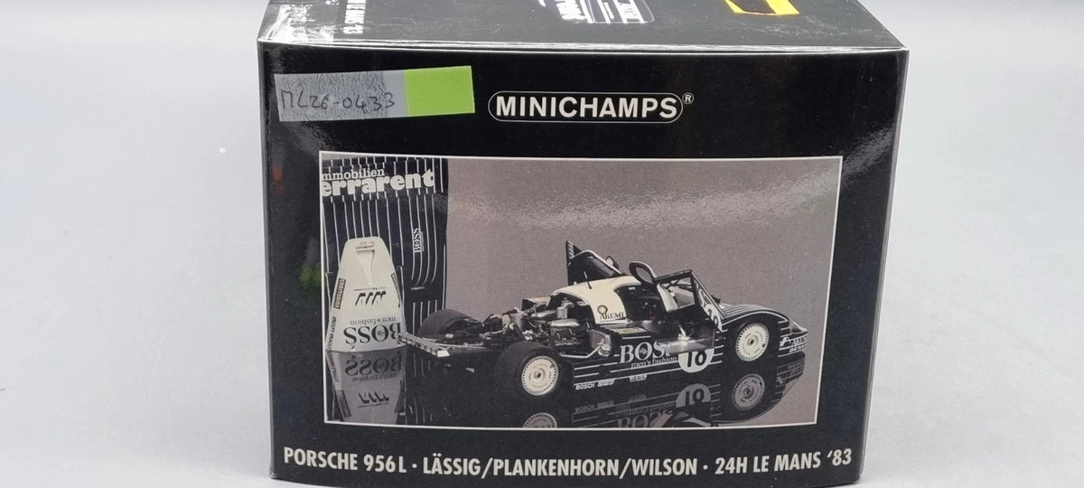 Modellautos 1:18 Minichamps 180 836918 Porsche 956L 24h Le Mans 1983 #18 OVP