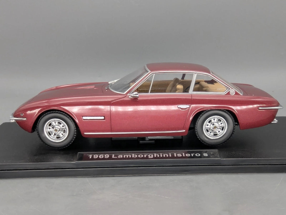 Modellautos 1:18 KK-Scale Lamborghini Islero S 1969 Rot mit OVP