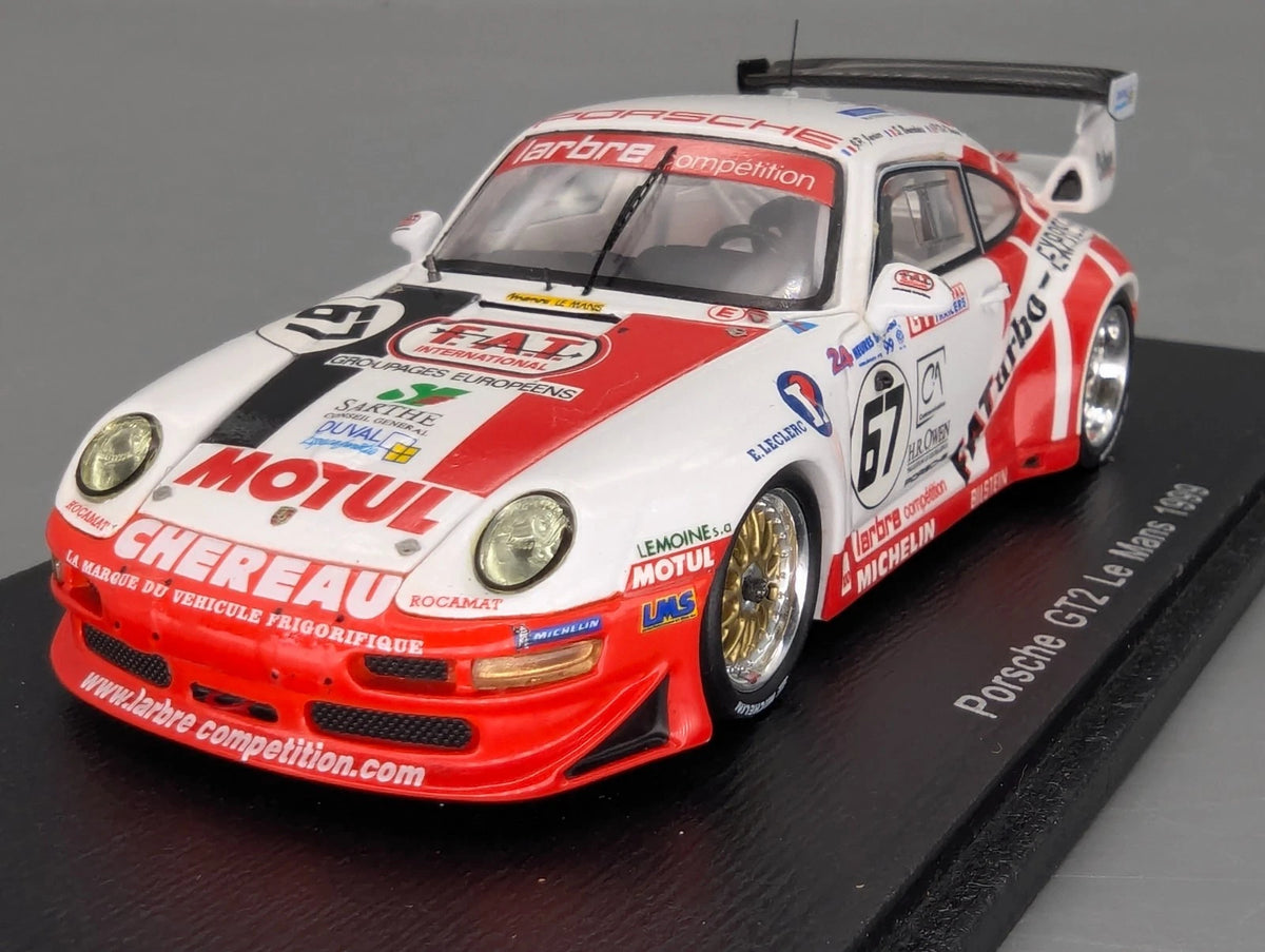Modellautos 1:43 Spark S4450 Porsche 911 GT2 24h Le Mans 1999 #67 OVP