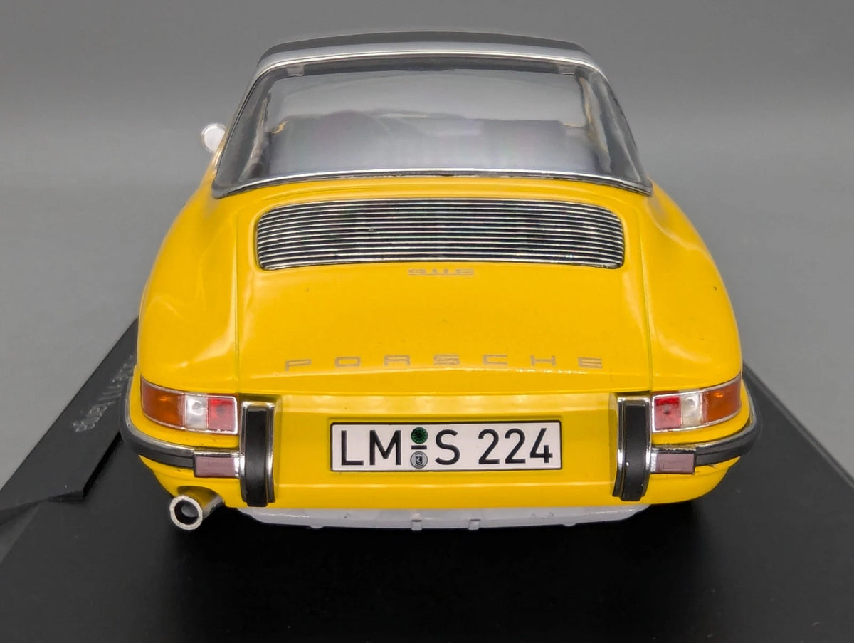 Modellautos 1:18 Norev Porsche 911 E Targa 1969 Gelb mit OVP